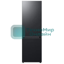 Холодильник Samsung RB34C7B5EB1/EF черный мат. двухкамерный 230/114л морозилка снизу, No Frost