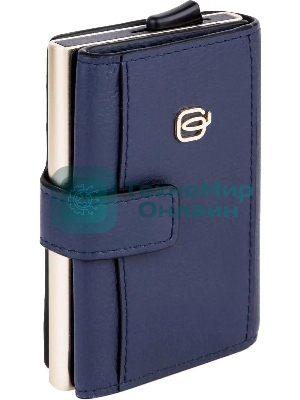 Картхолдер Piquadro Lyra PP5649W92R/BLU4 синий, натуральная кожа