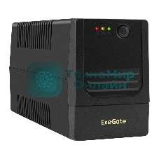 Источник бесперебойного питания ExeGate Power NB-1000.LED.AVR.4C13 (1000VA/650W, LED, AVR, 4*C13, батарея 12V 9Ah, черный)