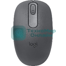 Мышь беспроводная Logitech M196 графитовый, 1000 dpi, Bluetooth, кнопки - 3