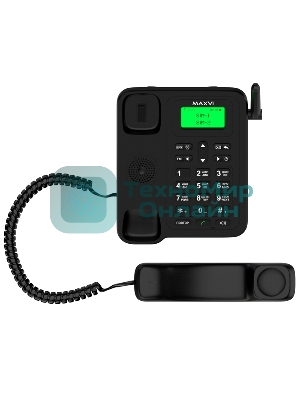 Телефон проводной Maxvi RT-01 черный