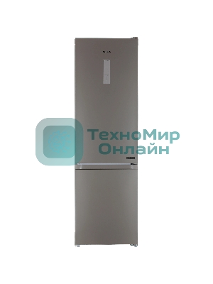 Холодильник Hotpoint HT 7201I BZ O3 бронзовый двухкамерный 239/83л морозилка снизу, No Frost