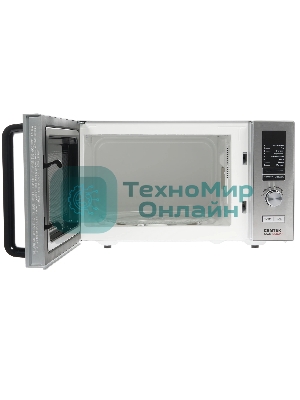 Микроволновая печь Centek CT-1588 серебристый, 25 л, 900 Вт, переключатели - кнопки, поворотный механизм