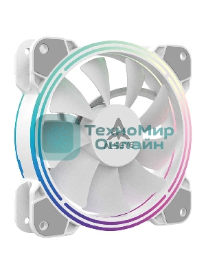 Вентилятор для корпуса Alseye Halo 4.0-W kit (3шт.) белый, 120 мм, 1300 об/мин, 24.8 дБ, 4 pin
