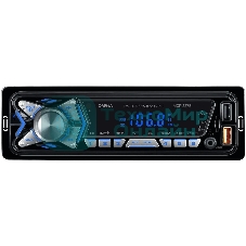 Автомагнитола Digma MCP-227B, 1 DIN, Bluetooth, USB Type-A, AUX, пульт ДУ