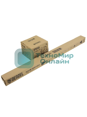 Триммер бензиновый Denzel DTL-43, 43 см3, неразъемная штанга, состоит из 2 частей