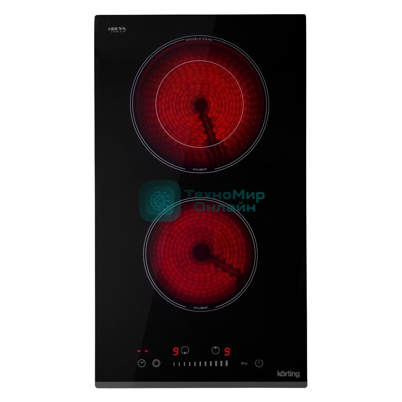 Электрическая варочная панель Korting HK 32024 B черный