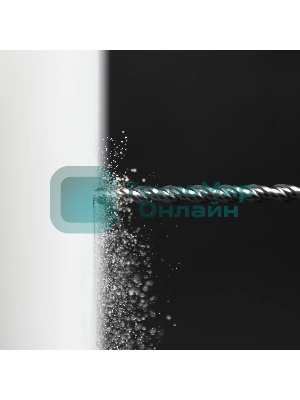 Бур по бетону Denzel двойная спираль, Cobalt W-tip, 12x600 мм, SDS PLUS