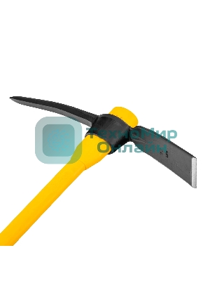 Кирка Denzel 2250 г, широкая, фиберглассовая обрезиненная рукоятка 900 мм