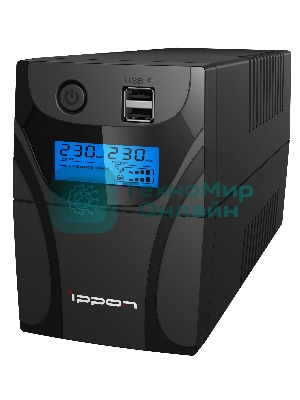 Источник бесперебойного питания Ippon Back Power Pro II 800 480Вт 800ВА черный