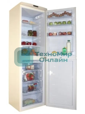 Холодильник DON R-296 BE бежевый мрамор двухкамерный 209/140л морозилка снизу