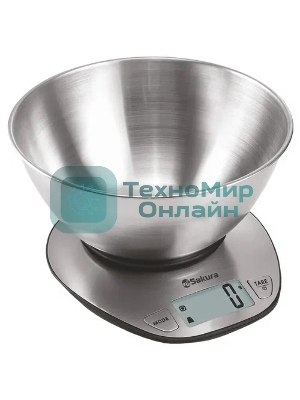 Весы кухонные Sakura SA-6064 5кг элек нерж