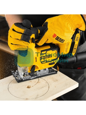 Лобзик аккумуляторный Denzel CJH-20-80, Li-Ion, 20 В