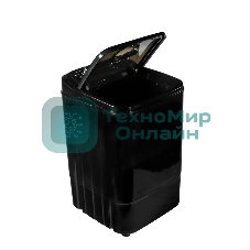 Стиральная машина Horizont WM-4601W черная, загрузка вертикальная 4.6кг, класс: A