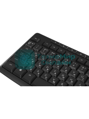 Комплект клавиатура+мышь Logitech MK295 беспроводной, USB, чёрный