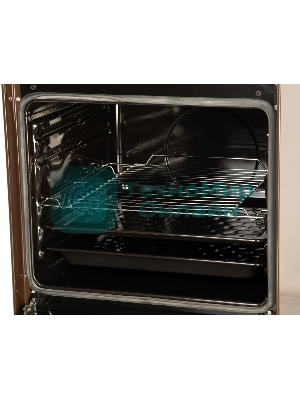 Плита электрическая Hansa FCEB53000 коричневый, конфорок 4 шт, духовка 69 л, 50 см x 85 см x 60 см