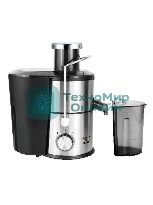 Соковыжималка Zigmund & Shtain EJ-757 стальной, центробежная, 900 Вт, 450 мл, механическое