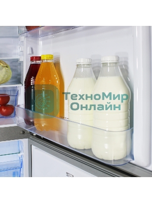 Холодильник ОРСК 171 MI металлик двухкамерный 200/110л морозилка снизу