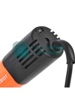 Угловая шлифовальная машина (УШМ) PATRIOT AG 126E, пылезащищенная. 1050Вт, Диск 125 мм