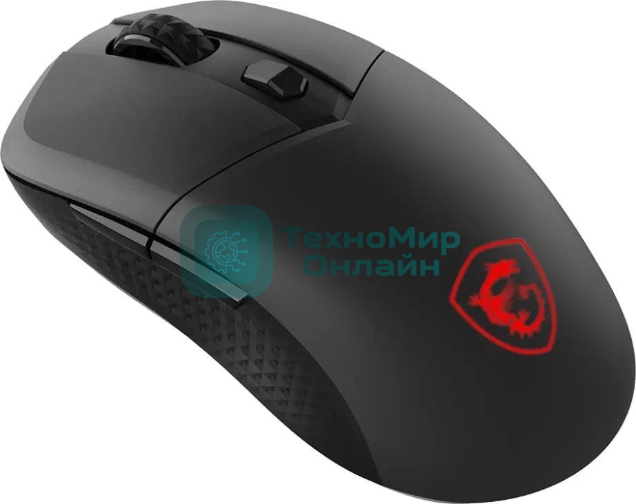 Мышь беспроводная/проводная MSI VERSA 300 черный, 8000 dpi, радиоканал, Bluetooth, USB, кнопки - 6