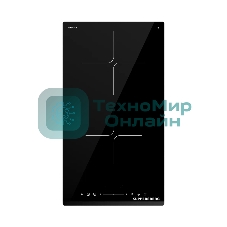 Индукционная варочная панель Kuppersberg ICI 306, High-Tech, индукция, 30 см, 2 зоны нагрева, 9 уровней мощности, inverter, таймер, пауза, Booster, слайдерное управление, черный