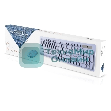 Комплект клавиатура+мышь Smartbuy 105AG беспроводной, USB, 1200 DPI, лаванда
