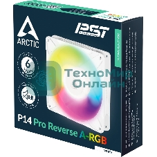 Вентилятор в корпус Arctic Cooling Вентилятор корпусной ARCTIC P14 Pro Reverse A-RGB White (ACFAN00324A) 