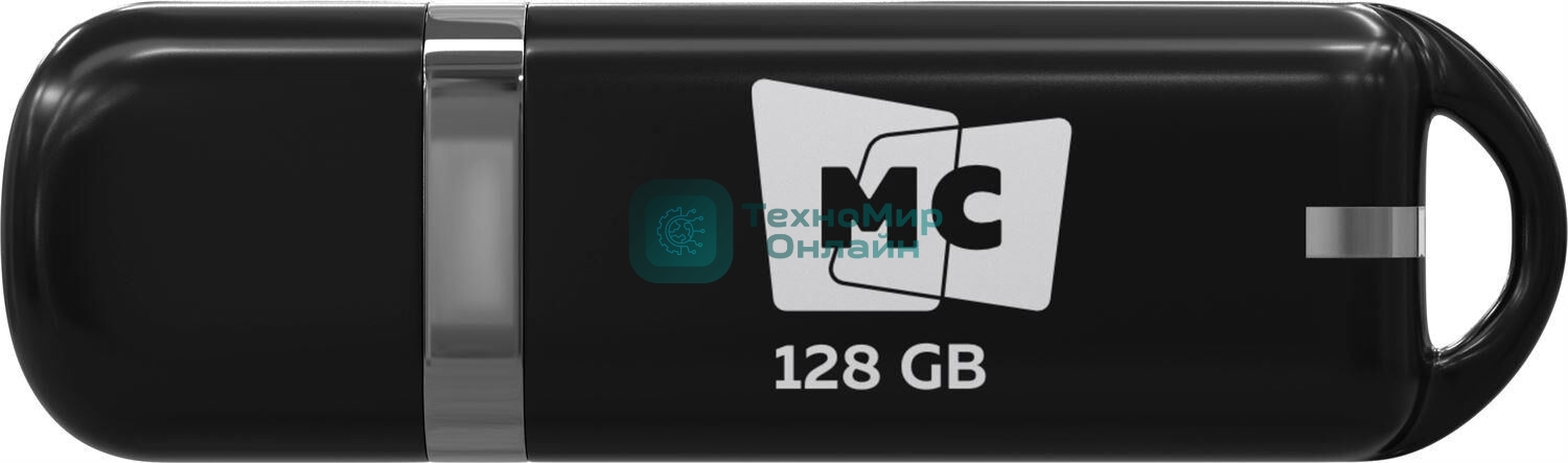 Флешка USB MORE CHOICE  МФБ128 Black (4620202558787), 128GB, USB 2.0, R/W 15/8, черный