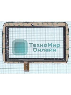 Сенсорное стекло (тачскрин) RP-254A-7.0-FPC-01, черное