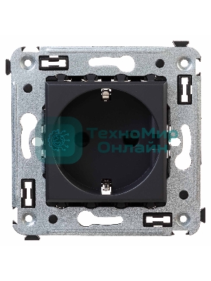 Розетка DKC Avanti 4412003 2P+E со шторками, 