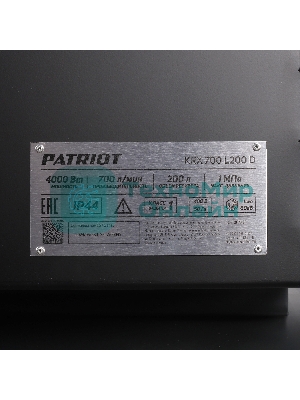 Компрессор поршневой PATRIOT KRX 700 L200 D ременной, масляный, 700 л/мин, 200 л, 10 бар, 4 кВт, 400 В