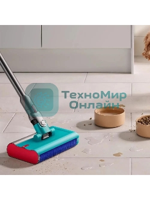 Пылесос вертикальный Dyson V15s Detect Submarine (448798-01) серый, питание от аккумулятора, 240 Вт, уборка влажная/сухая, пылесборник 0,76 л, работа от АКБ max 60 мин.