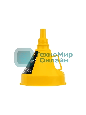 Воронка пластиковая Denzel 135 мм с металлическим ситом и гибким наконечником