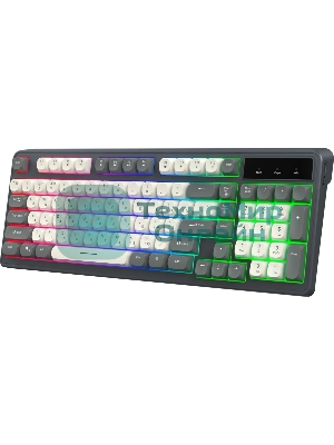 Клавиатура Oklick 731G проводная, USB Type-A, серый/белый