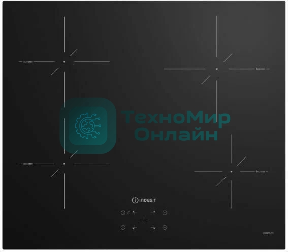 Индукционная варочная панель Indesit IS 41Q60 NE, независимая, черный