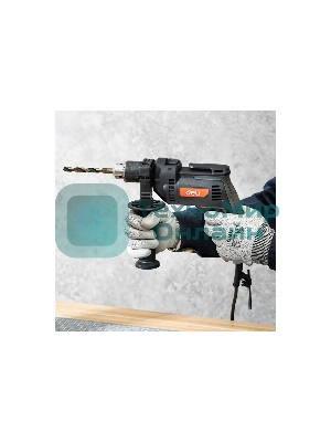 Дрель Deli DE-CZ13-1E, 680Вт, сетевая, ударная