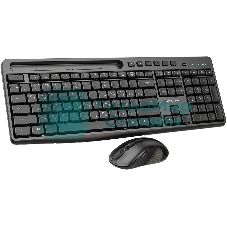 Комплект клавиатура+мышь Oklick S275W беспроводной, USB, 1600 DPI, чёрный