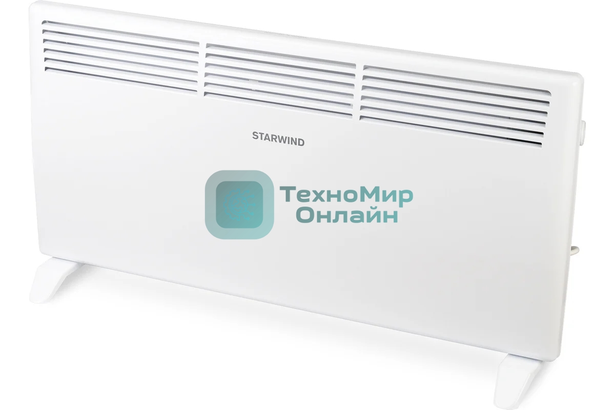 Конвектор Starwind SHV1020 белый 2000 Вт, 25 м2, термостат