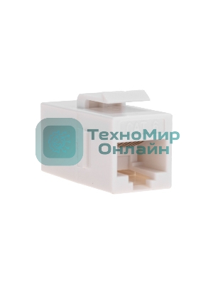 Адаптер проходной формата Rexant Pro Keystone, Jack RJ-45(8P8C), UTP, CAT 6