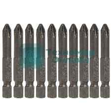 Бита PATRIOT PH2 длина 50 мм, в пластиковом боксе, 10шт