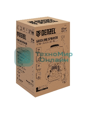 Опрыскиватель бензиновый Denzel GS-63-PRO, 63 см3, бак 25 л