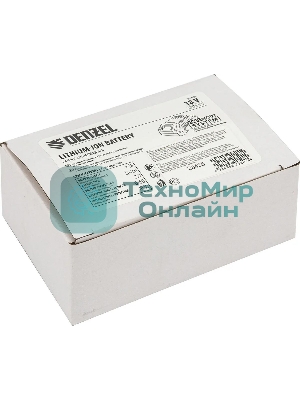 Батарея аккумуляторная Denzel B-18-2.0, Li-Ion, 18 В, 2,0 А·ч