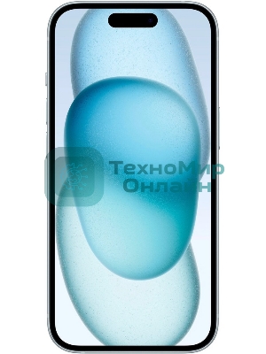 Смартфон Apple iPhone 15, 6/128Gb, голубой