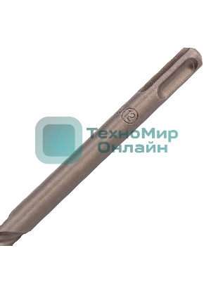 Бур по бетону Denzel двойная спираль, Cobalt W-tip, 12x600 мм, SDS PLUS
