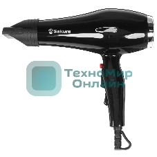 Фен Sakura SA-4038BK Professional черный, 2400 Вт