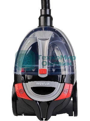 Пылесос Hyundai HYV-C3077 черный, 380/2000 Вт, уборка сухая, пылесборник контейнер 1.5 л