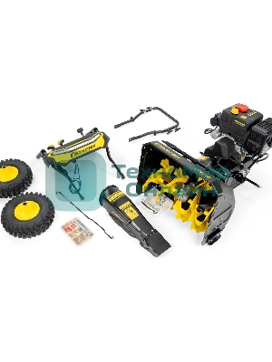 Снегоуборщик Champion ST763E (7лс, 62см, 6F/2R, колеса, 3л, 81кг, эл. стартер, фары, обогрев рук, зимн. двиг.)