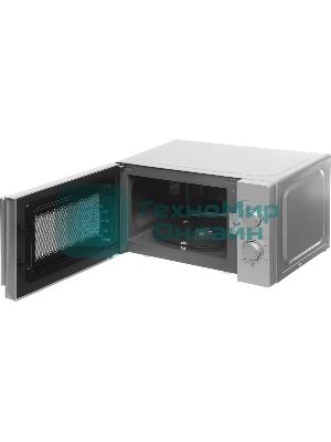 Микроволновая печь Haier HMB-MM207SA серебристый, 20 л, 700 Вт, переключатели - поворотный механизм