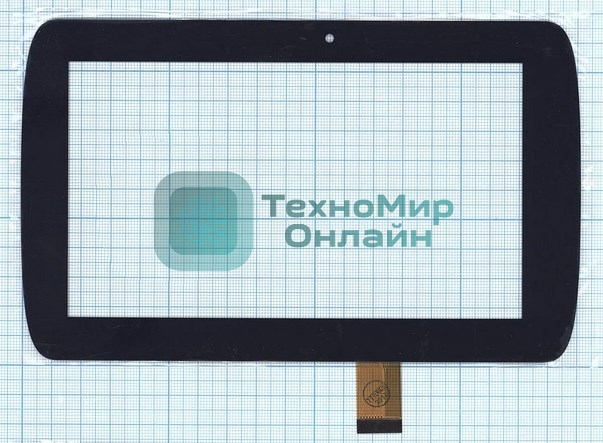 Сенсорное стекло (тачскрин) RP-254A-7.0-FPC-01, черное