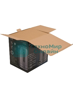 Чайник электрический Oasis K-5SWS стальной+черный 1,7л 2200Вт